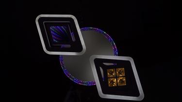 3130/1+1 - SL RGB WH led (46W+9W) б/п люстра